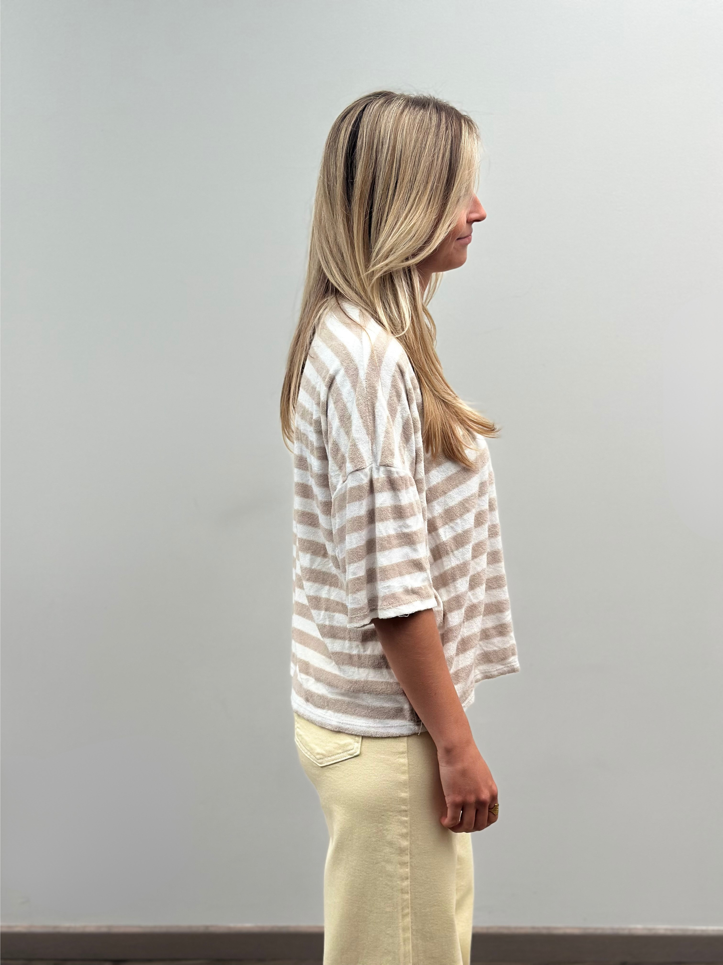Leni Spons T-shirt | Beige