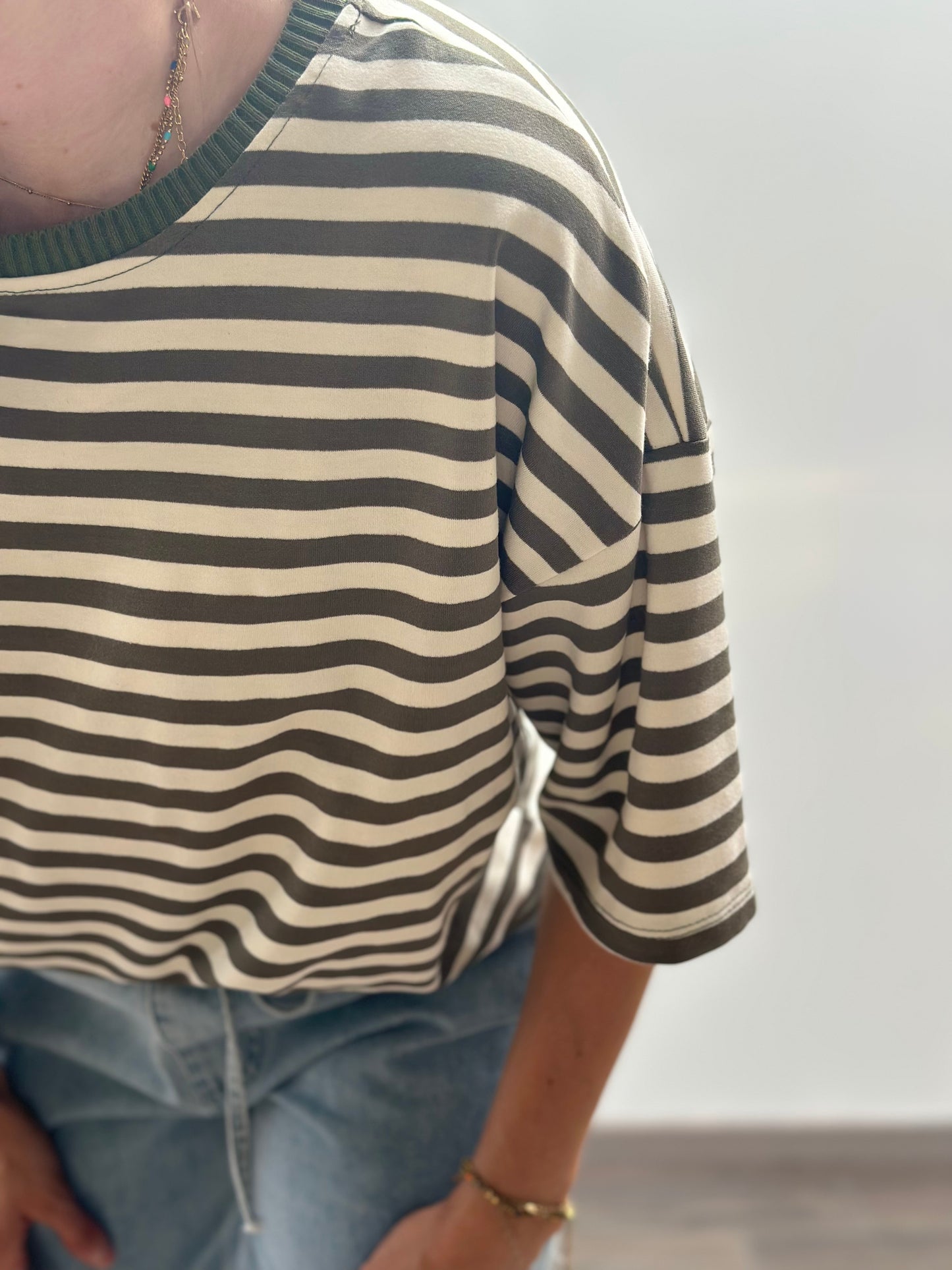 Oti T-shirt | Kaki