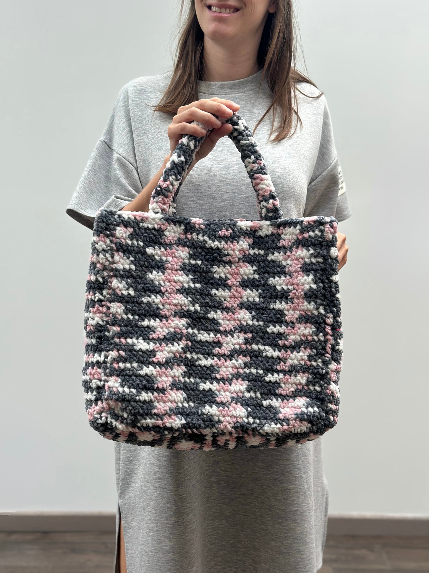 Shopping bag | Medium | Spikkel Grijs