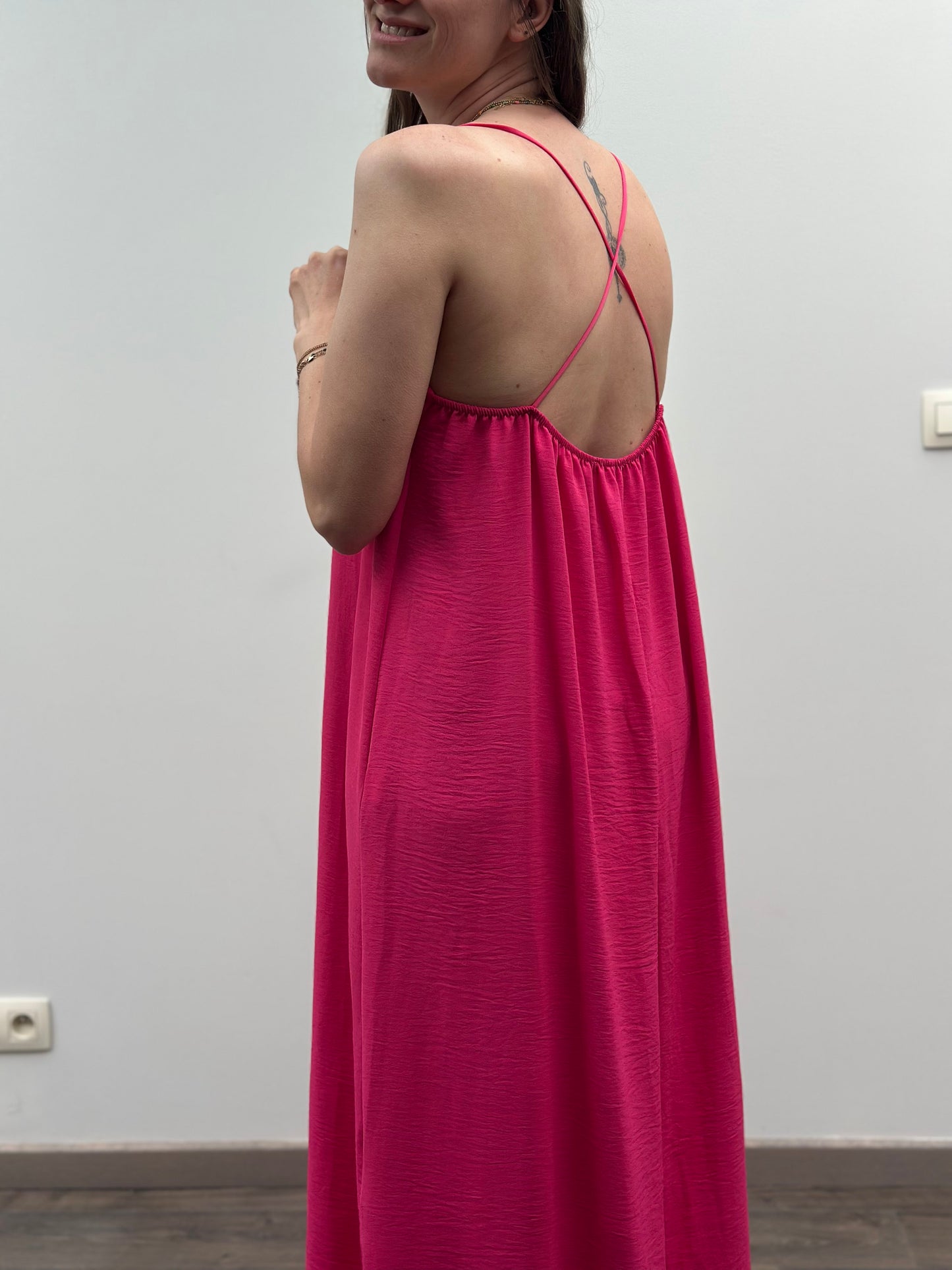 Olivia Dress | Fuchsia