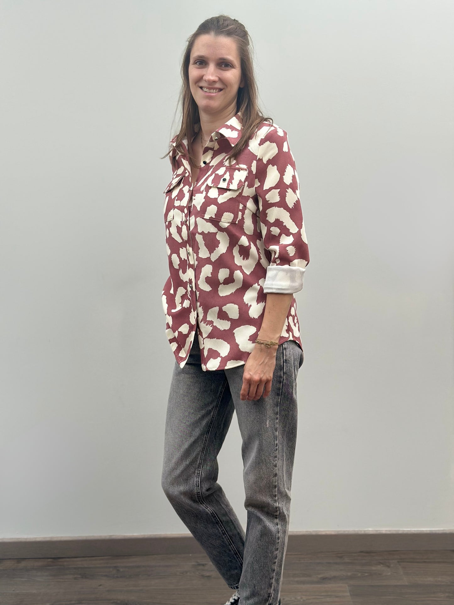 Nadi Blouse | Bordeaux