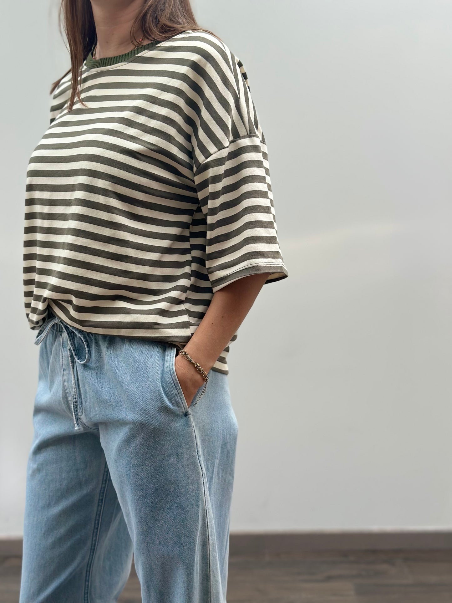 Oti T-shirt | Kaki
