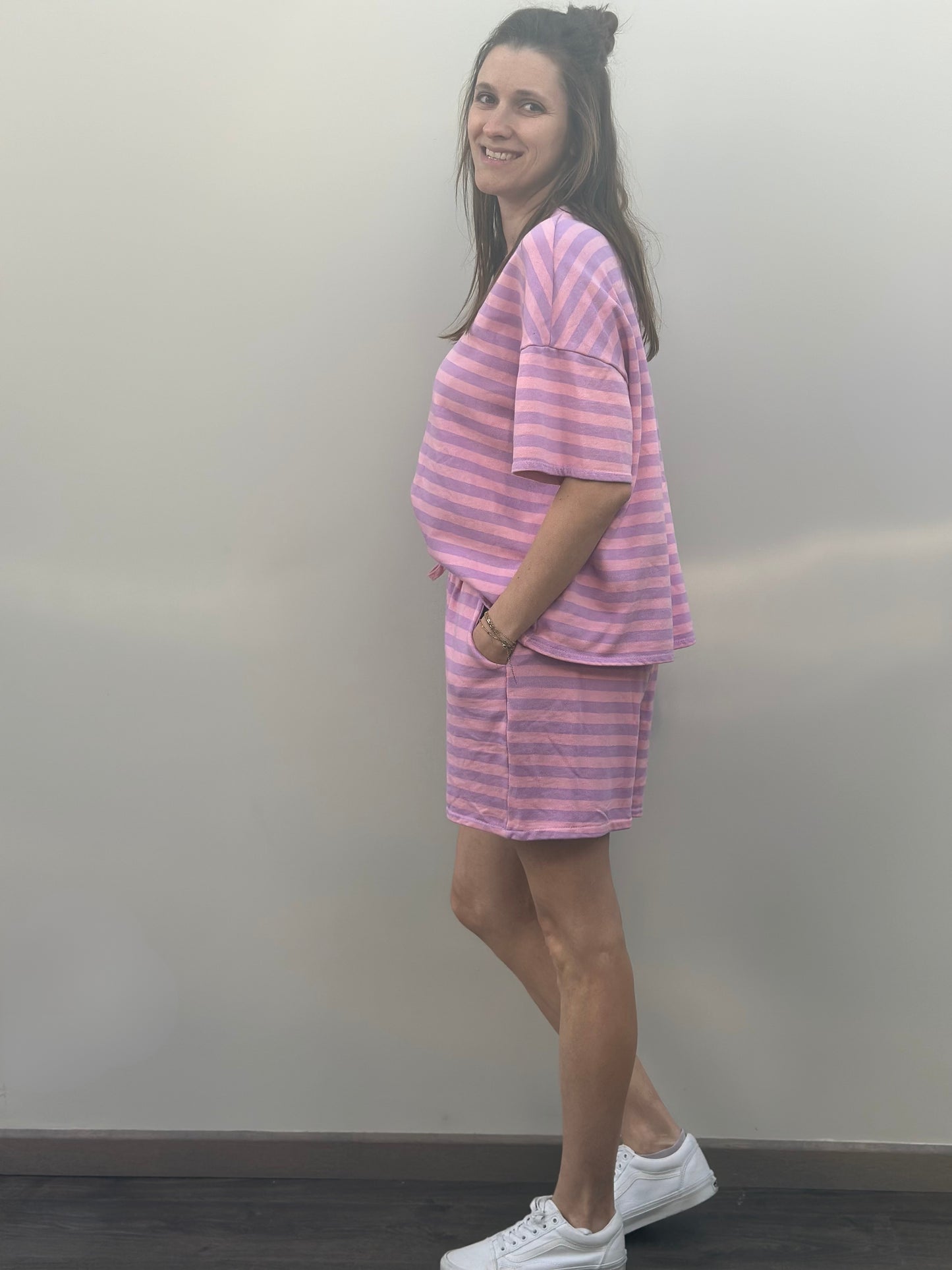 Set Stripe | Short + T-shirt
