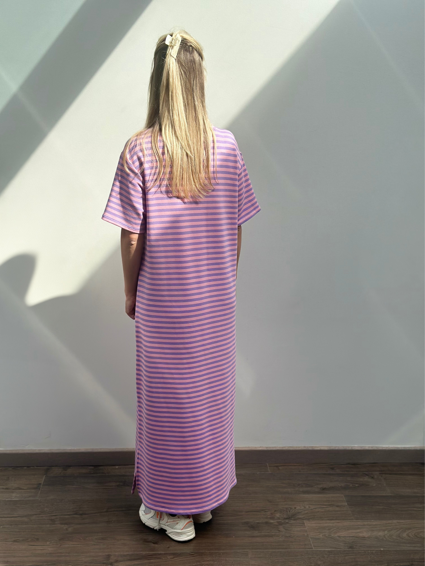 Edi dress | Paars - Roos