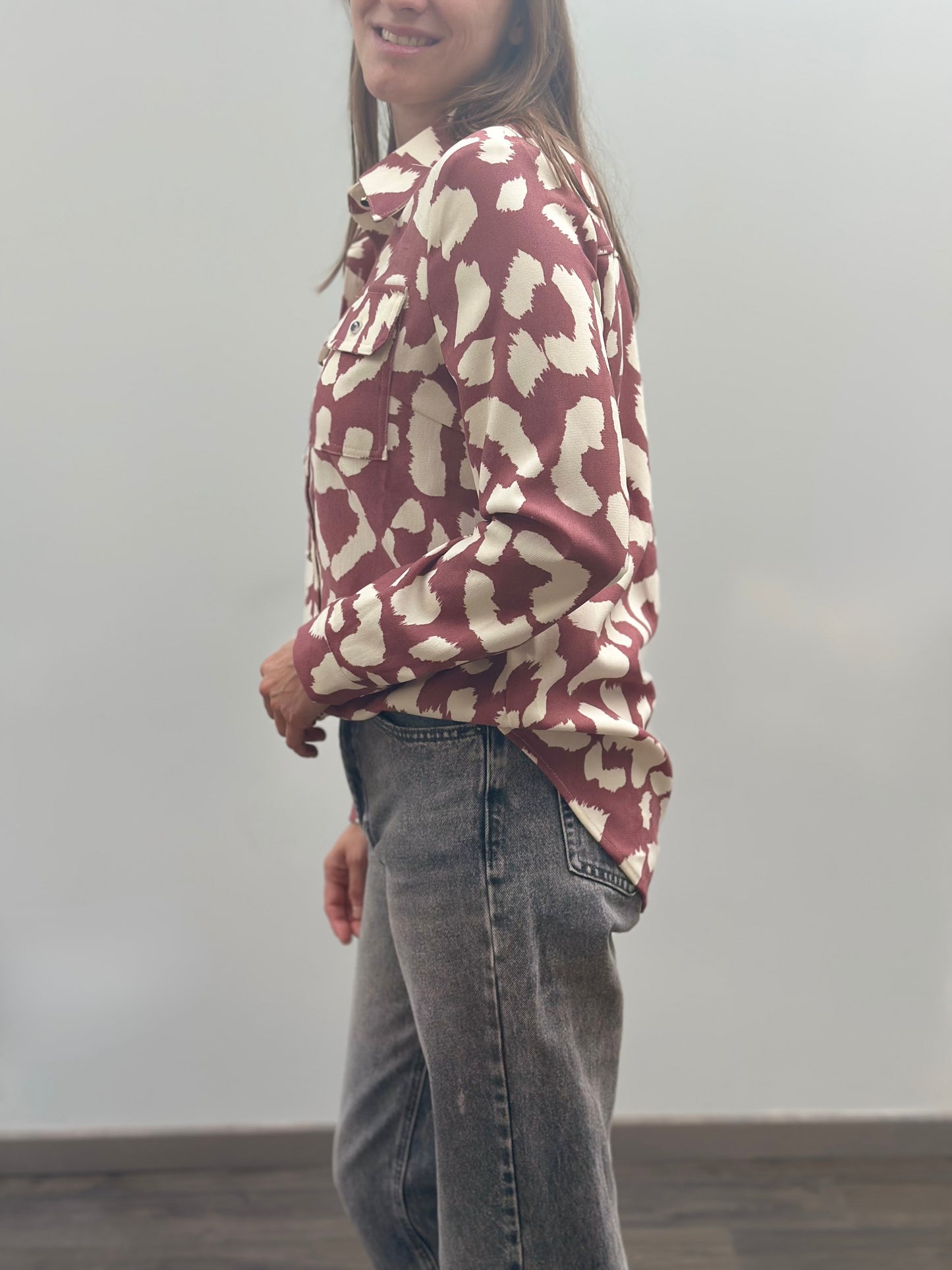 Nadi Blouse | Bordeaux