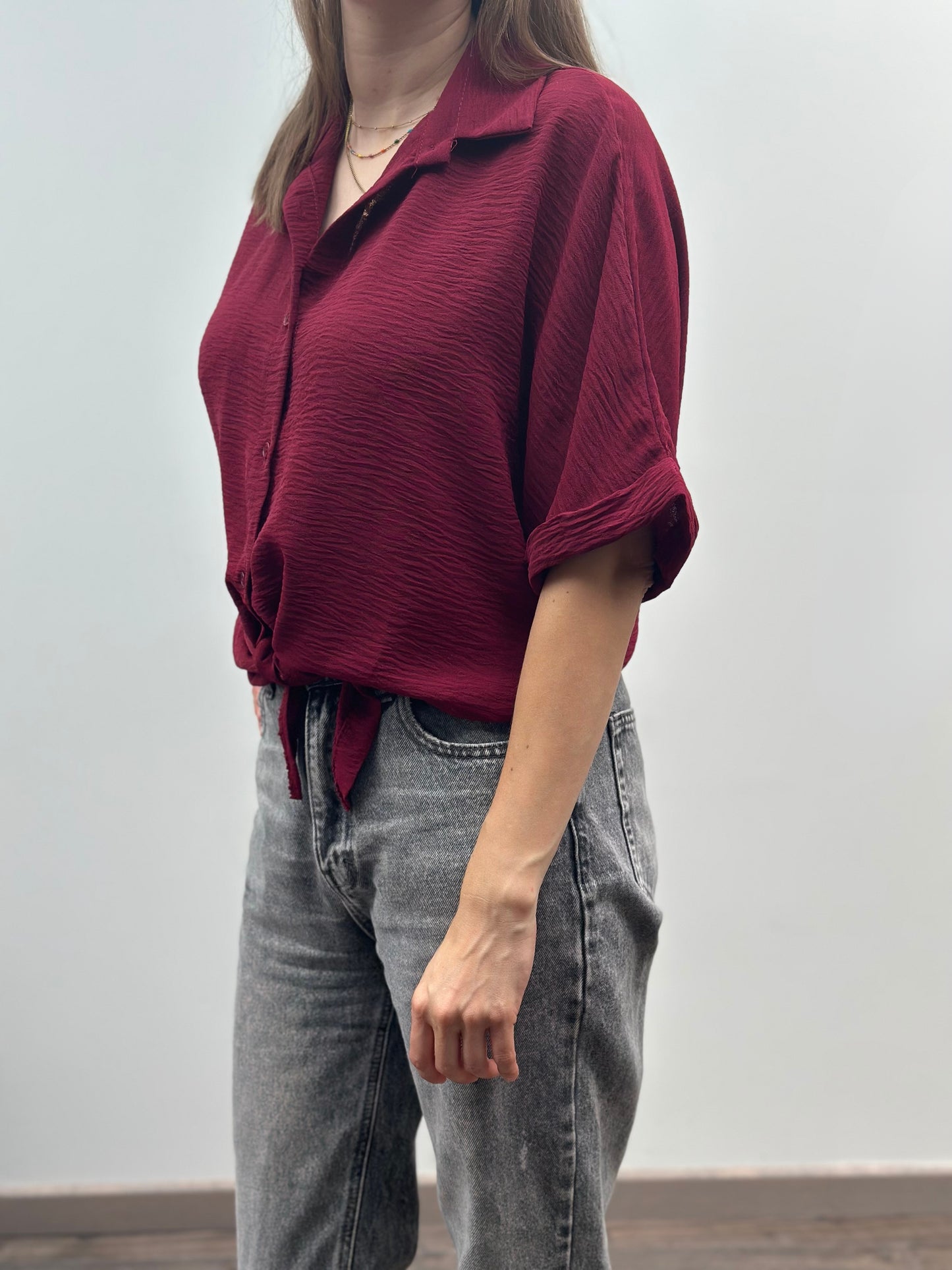Travi Blouse | Bordeaux