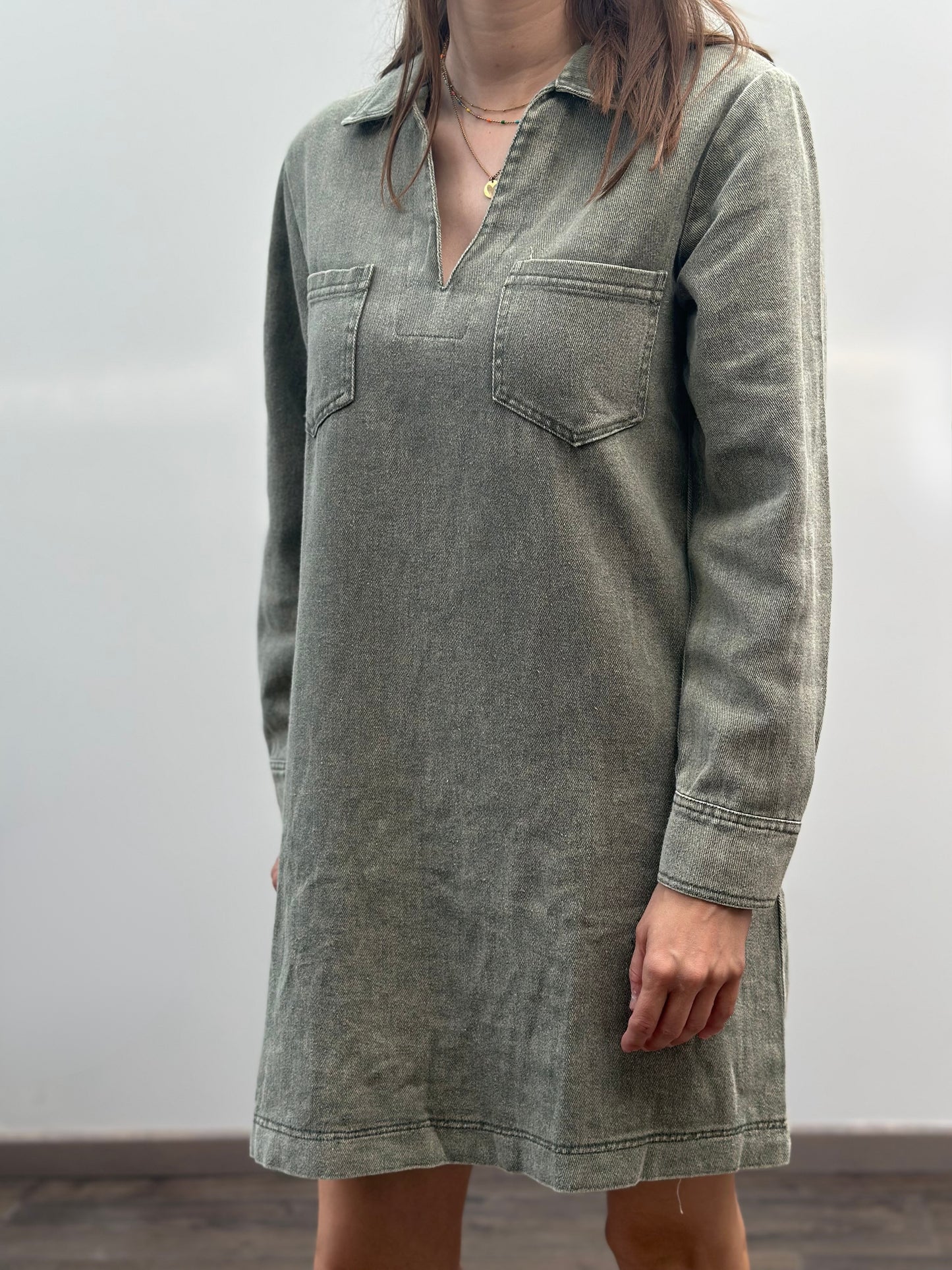 Alix Dress | Kaki