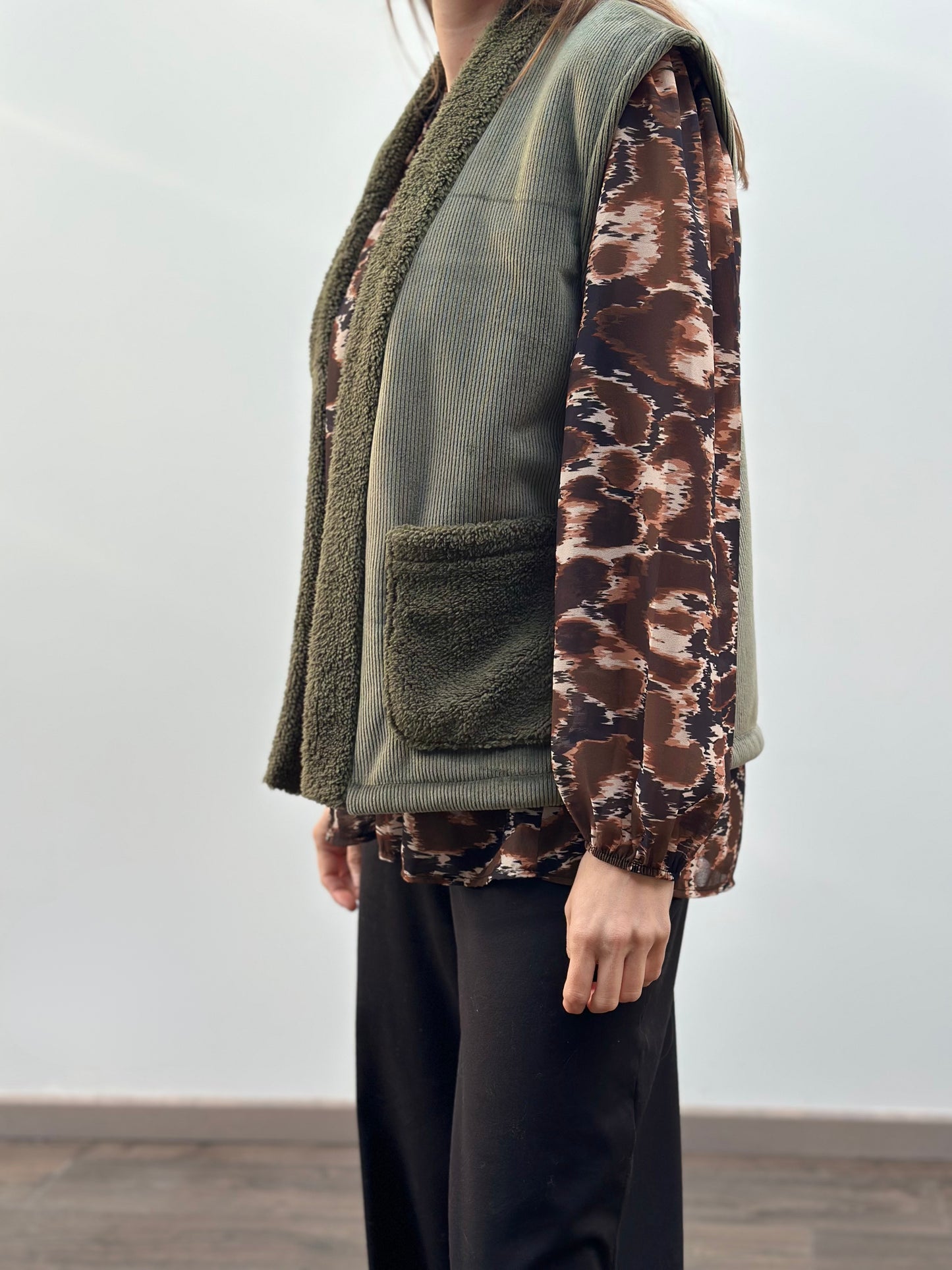 Teddy Jacket | Kaki