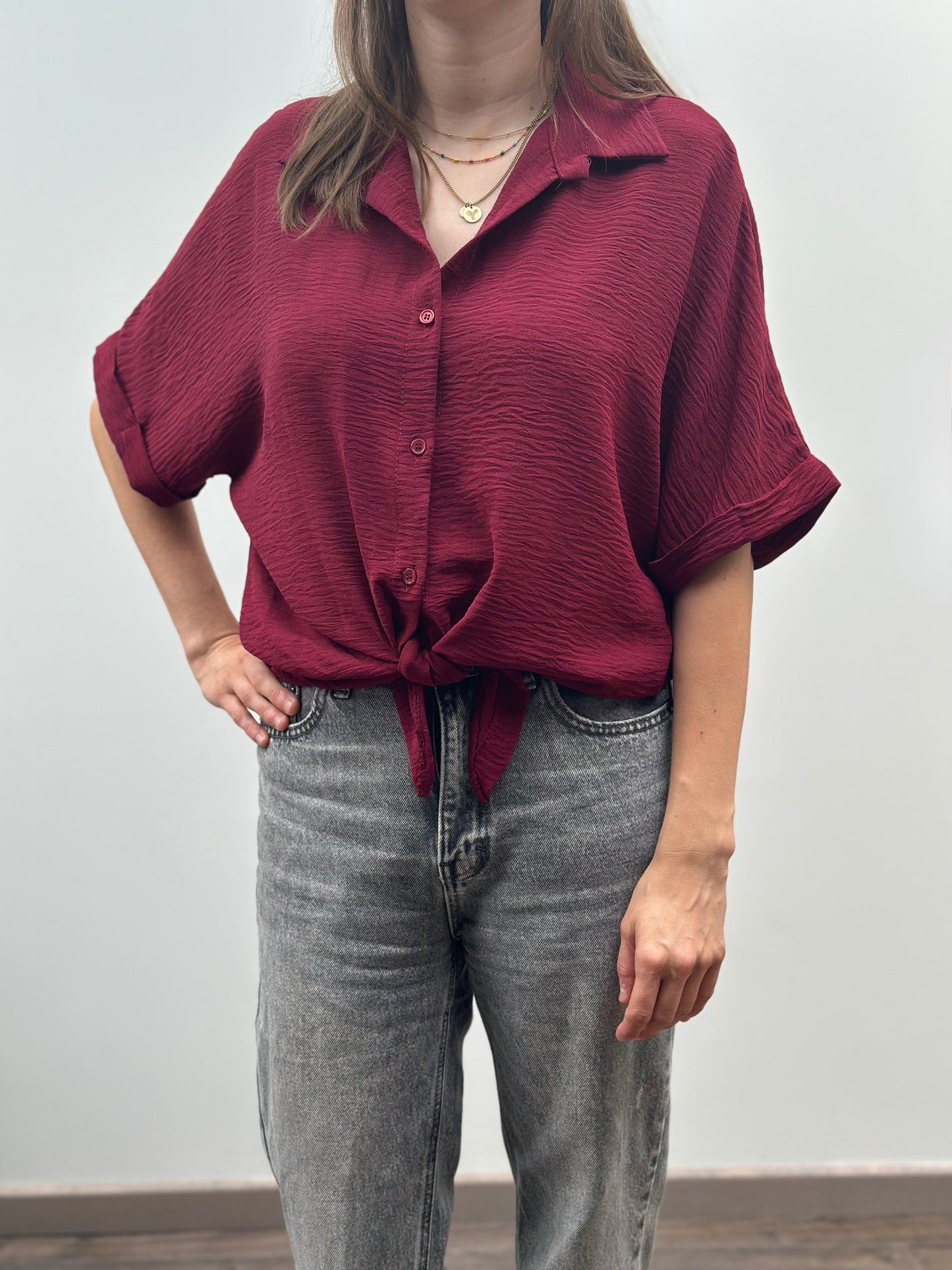 Travi Blouse | Bordeaux