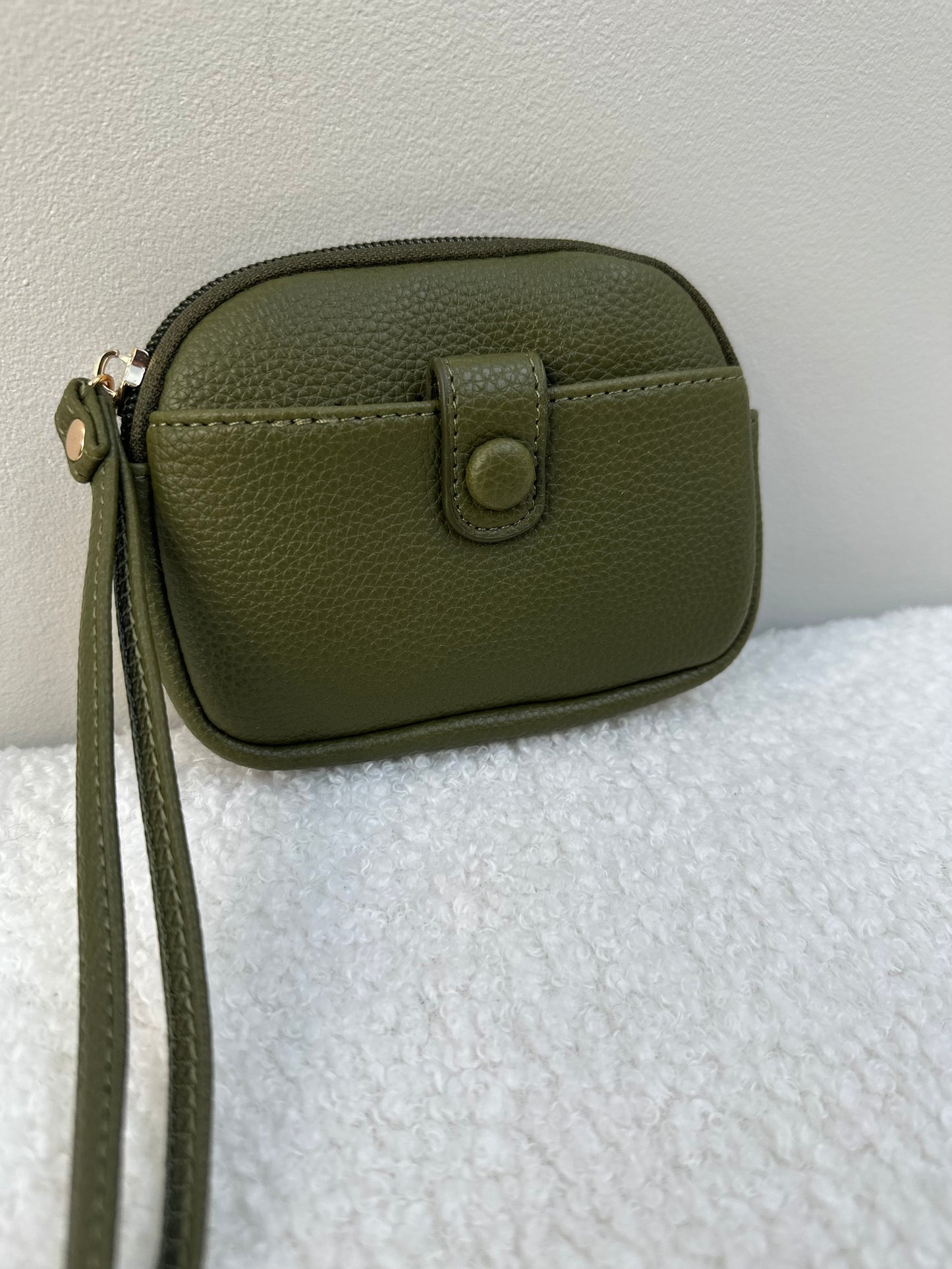 Mini portemonnee | Kaki