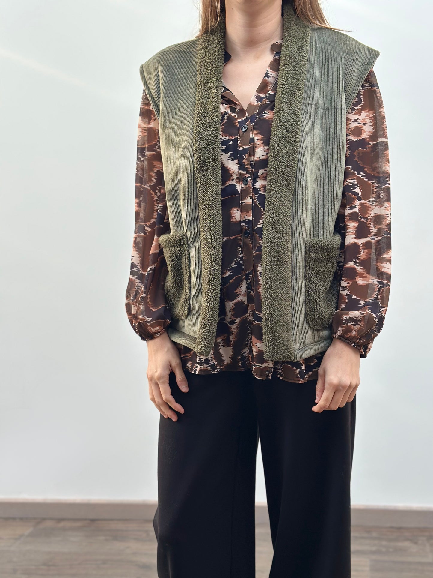 Teddy Jacket | Kaki