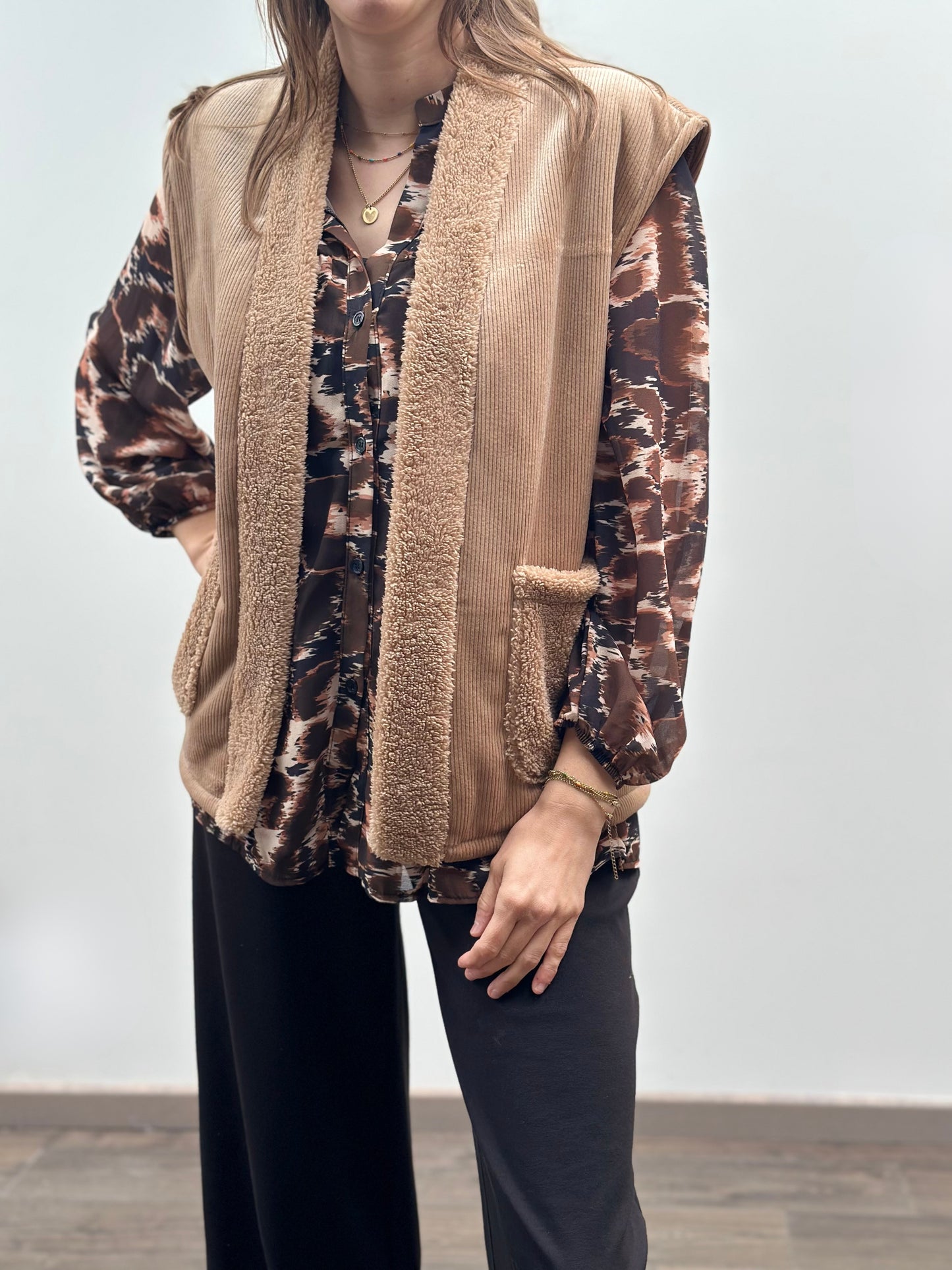 Teddy Jacket | Beige