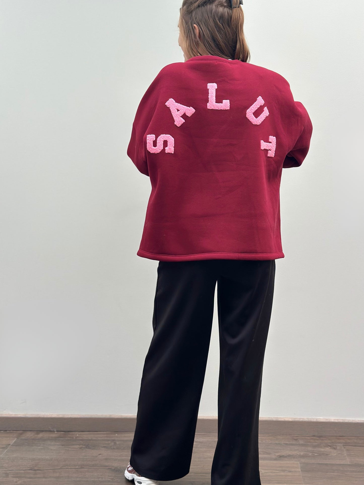 Salut Sweater | Bordeaux