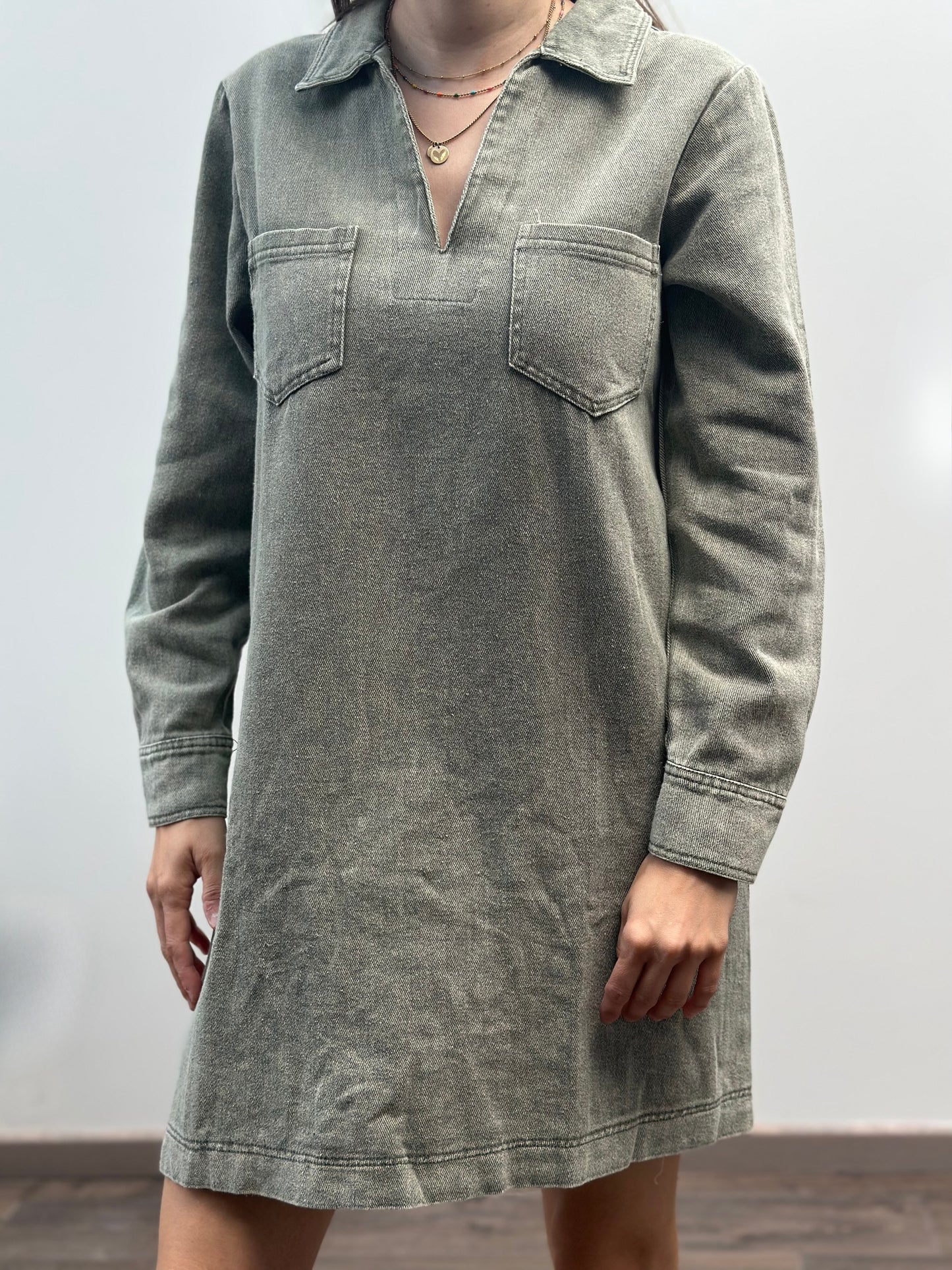 Alix Dress | Kaki