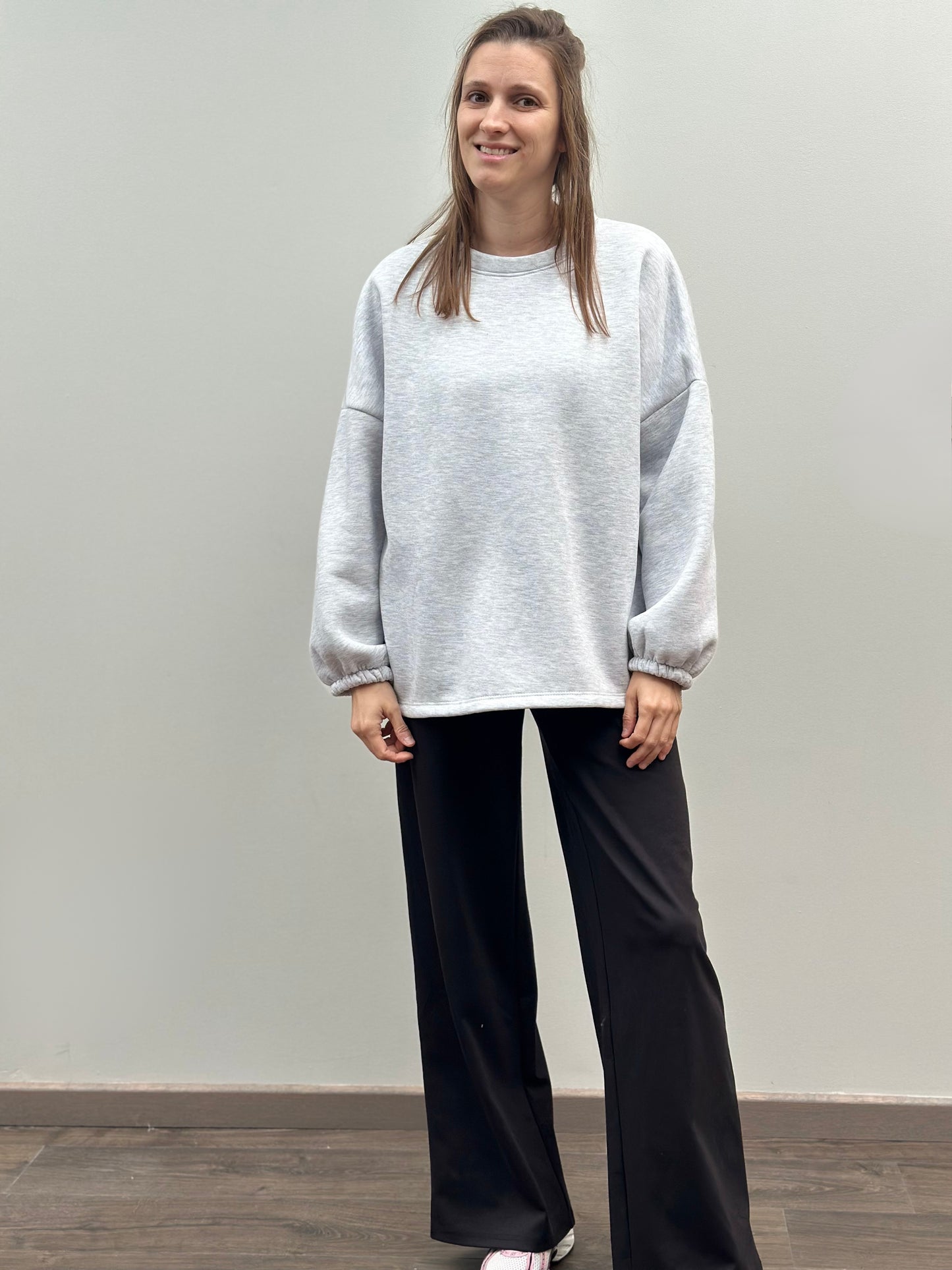 Salut Sweater | Lichtgrijs