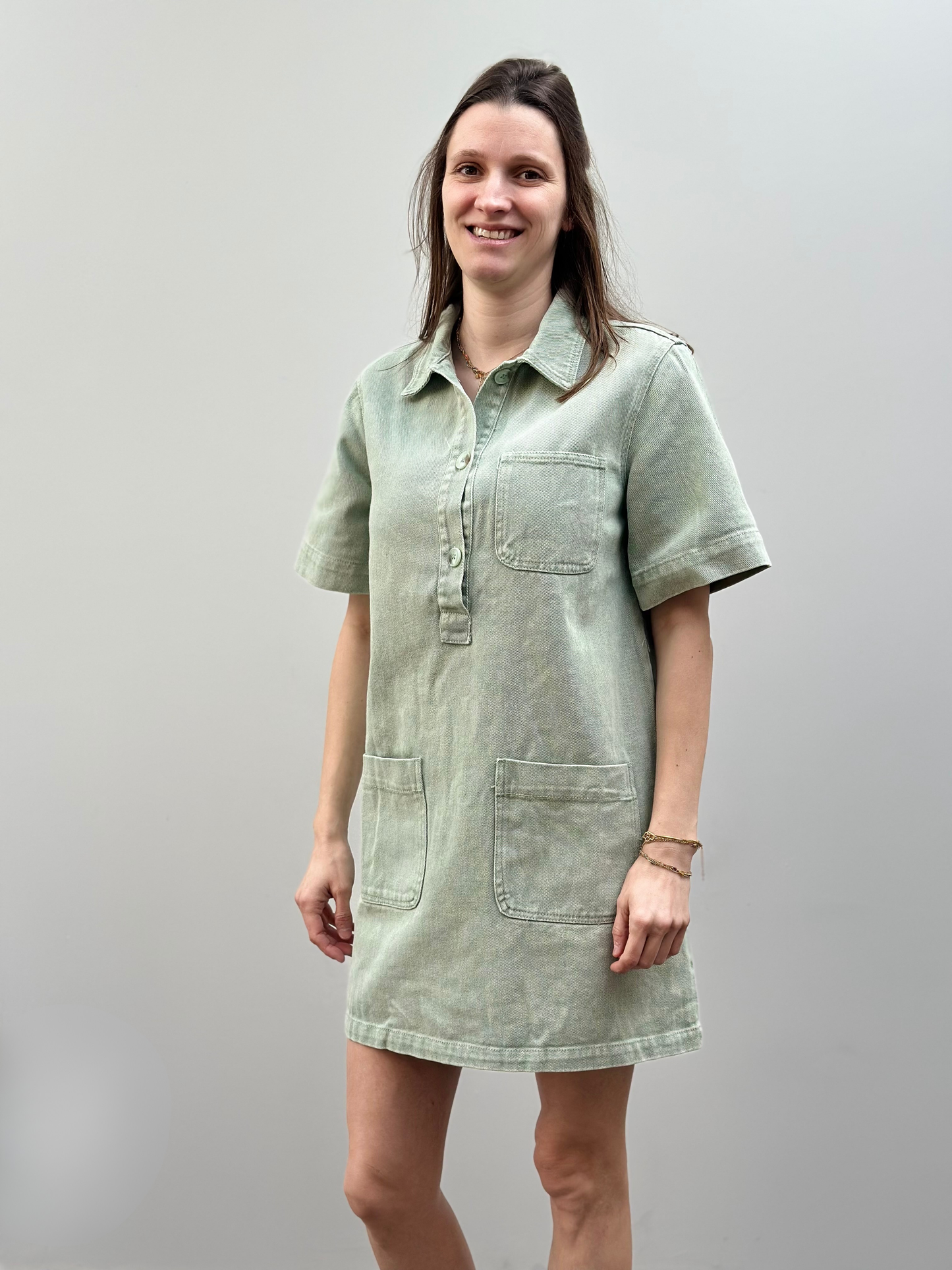 Alexia Dress | Muntgroen