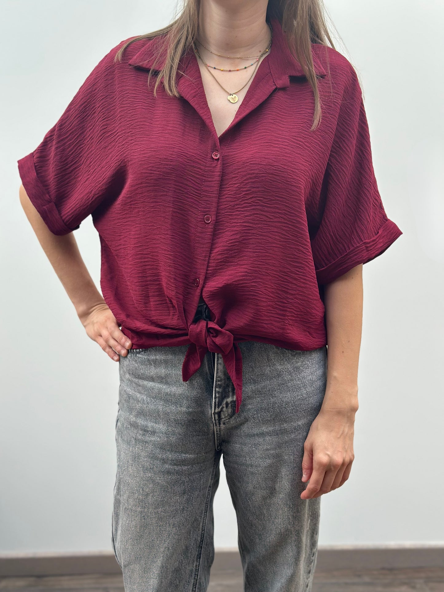 Travi Blouse | Bordeaux