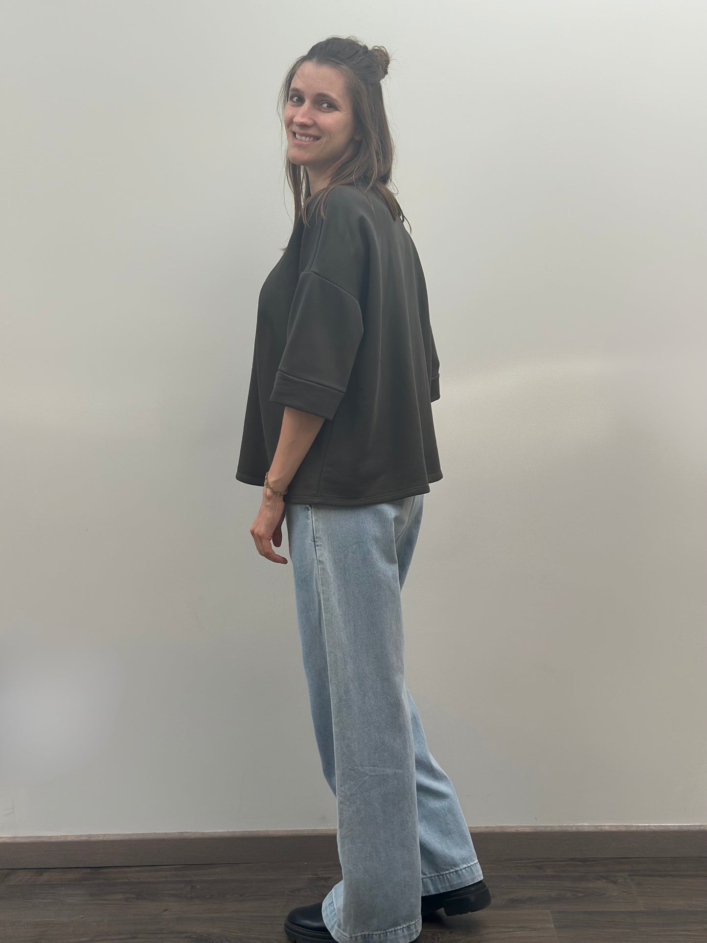 Nell t-shirt | Kaki