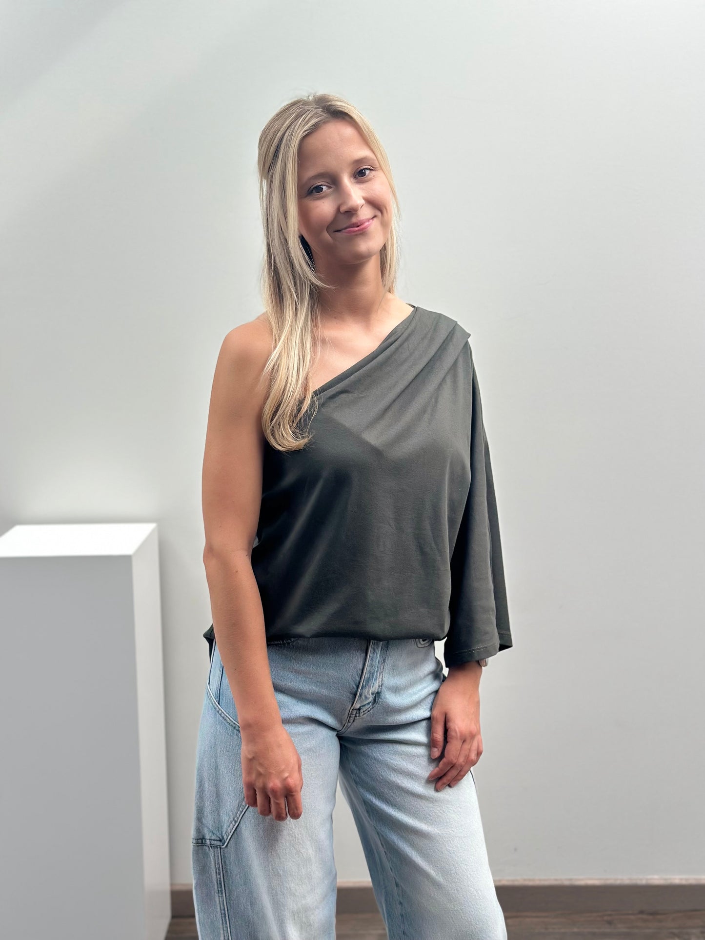 Suze T-shirt | Kaki
