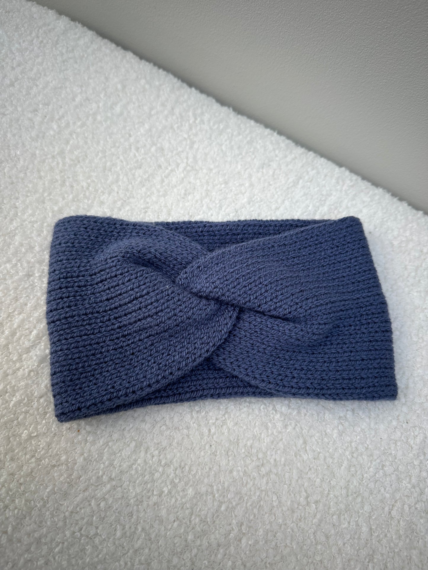 Haarband donker jeansblauw