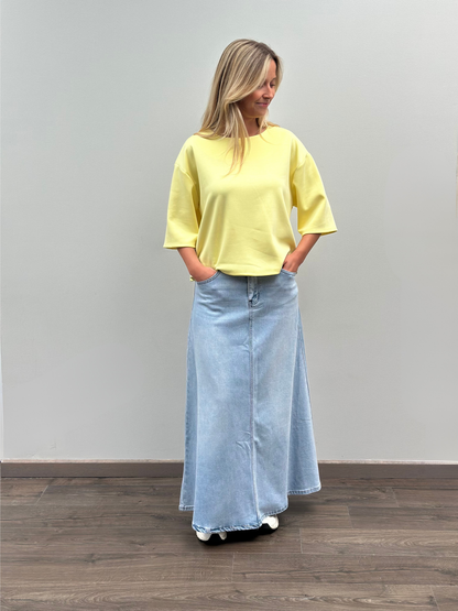Lexi T-shirt | Geel