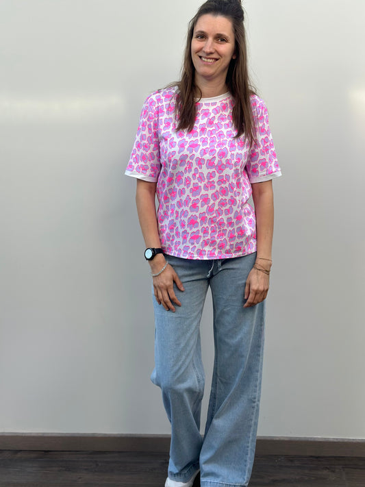 Cila T-shirt | Paars
