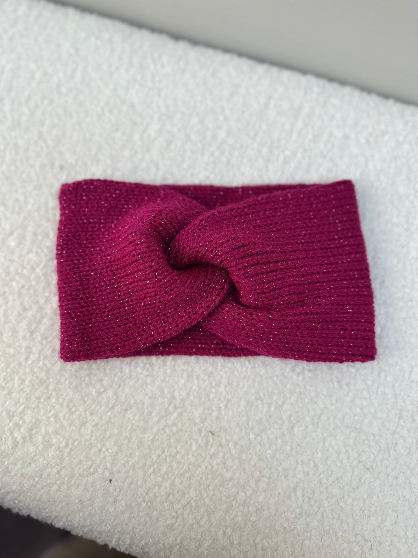 Haarband glitter fuchsia