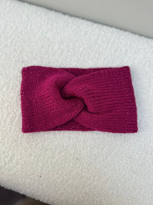 Haarband glitter fuchsia