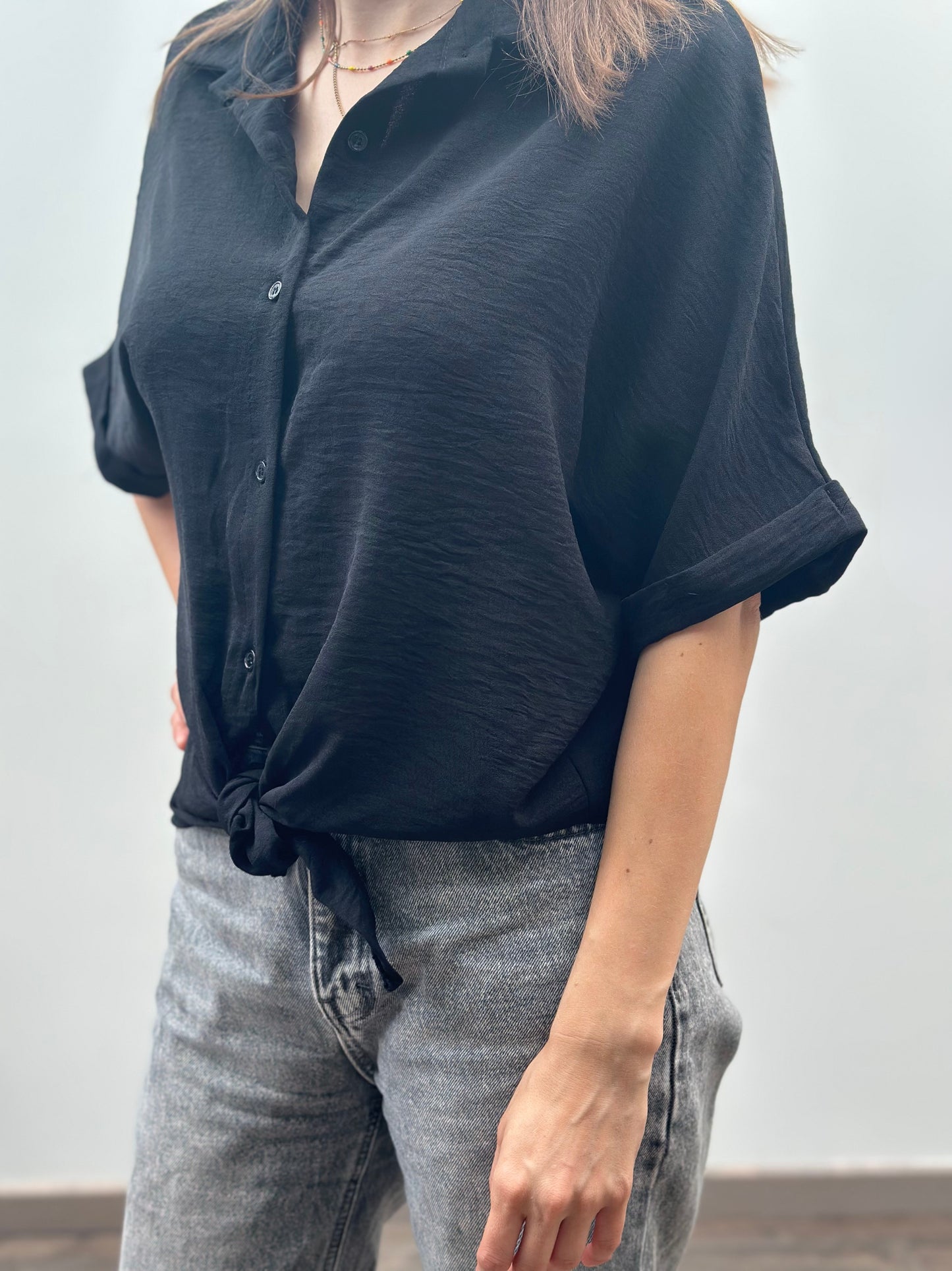 Travi Blouse | Zwart