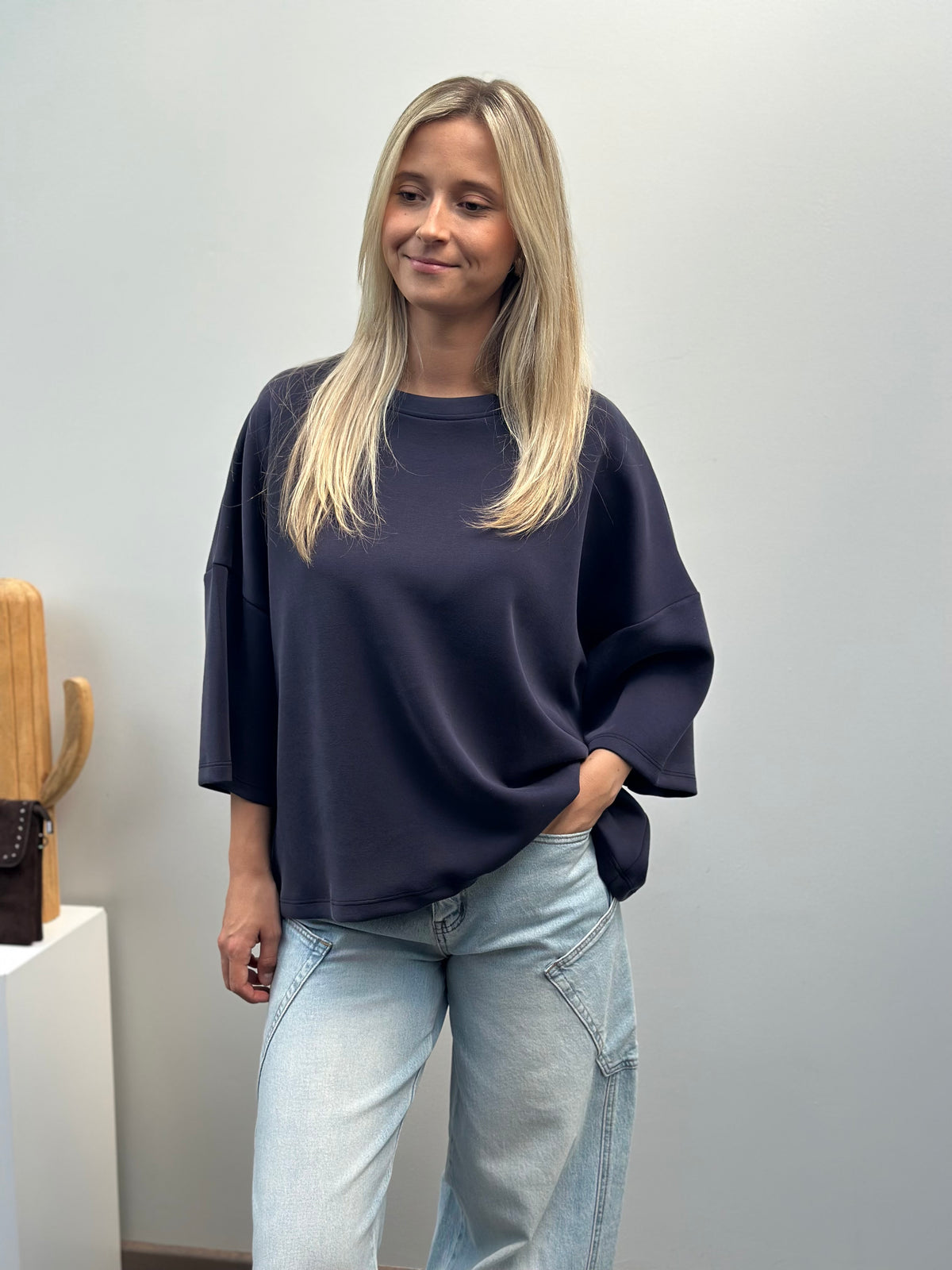 Basic t-shirt | Donkerblauw
