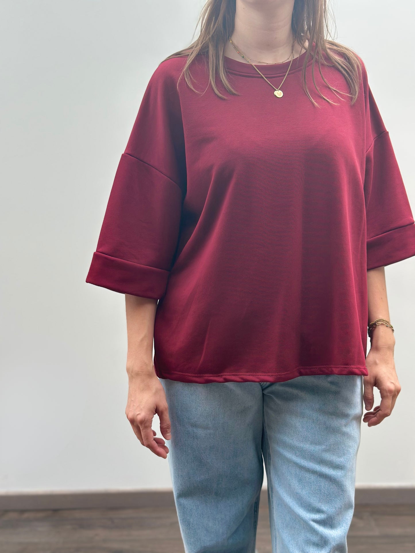 Nell t-shirt | Bordeaux