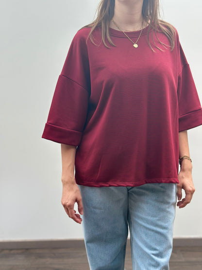 Nell t-shirt | Bordeaux