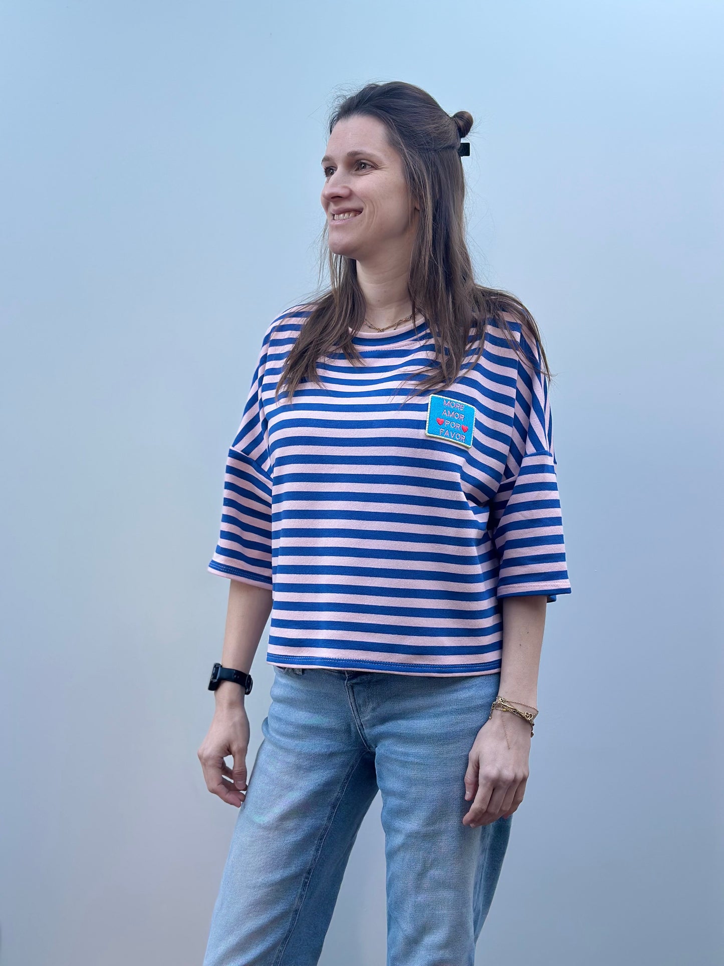 Flo t-shirt | Cobalt - Lichtroos