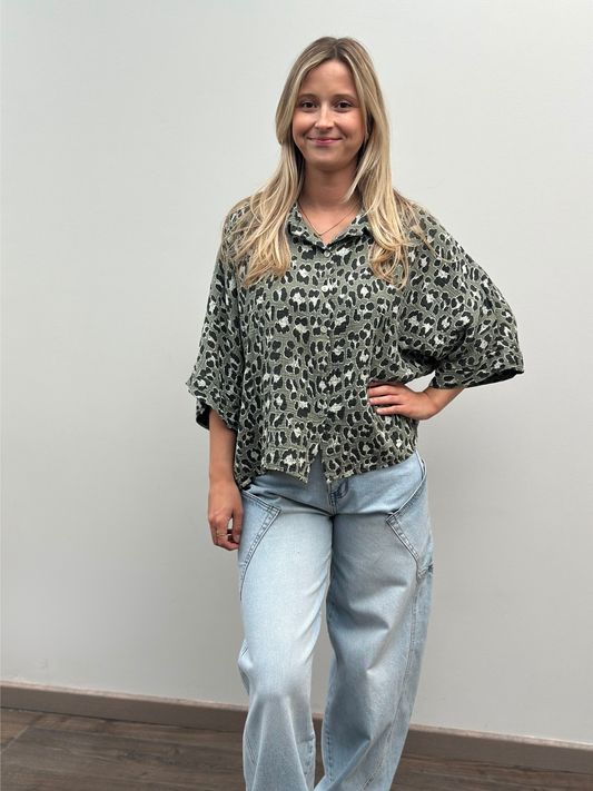 Leo blouse | Kaki