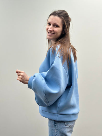 Feli Sweater | Jeansblauw