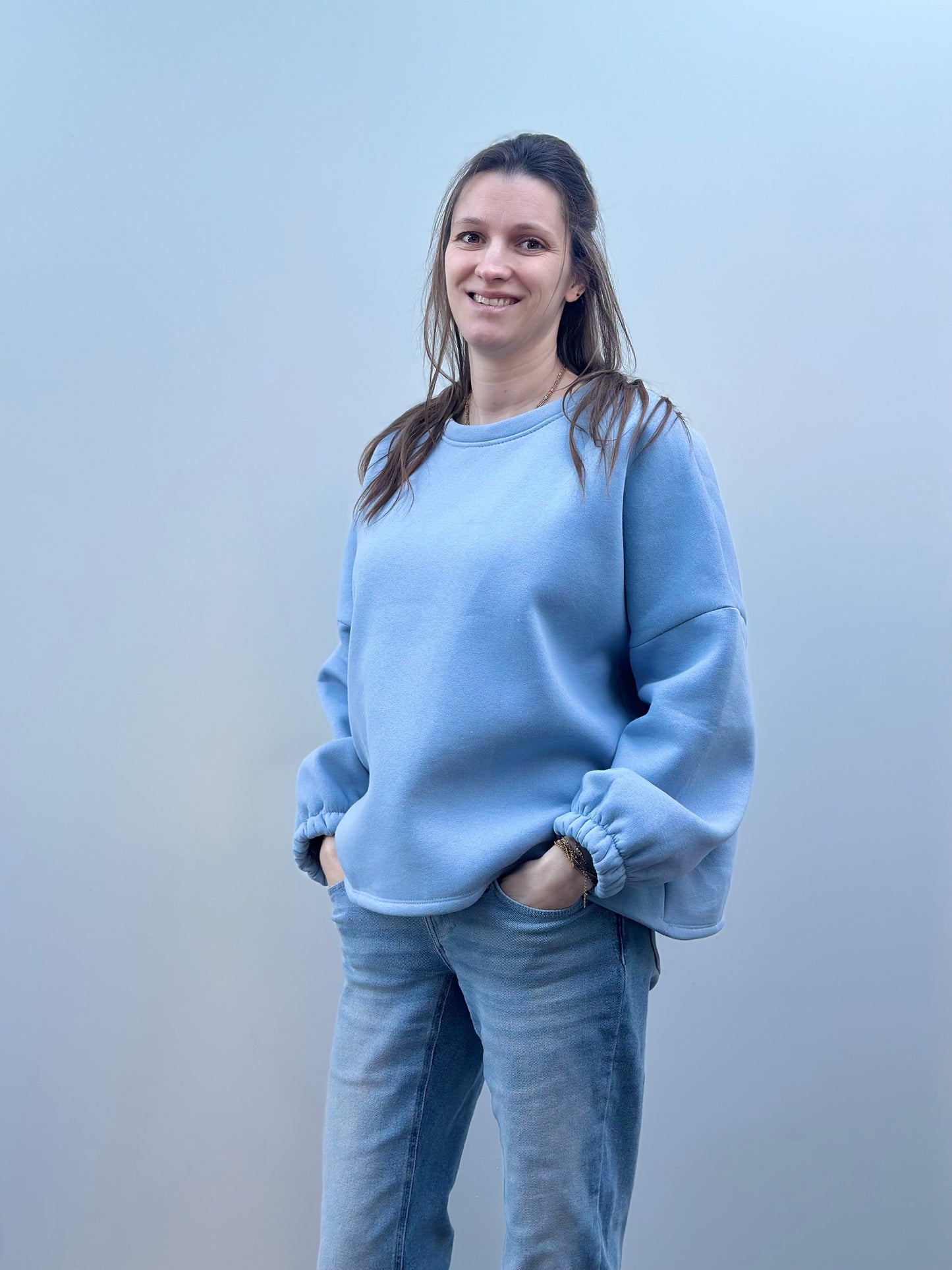 Dogmom Sweater | Blauw
