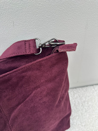 Handtas Suede Basic | Bordeaux