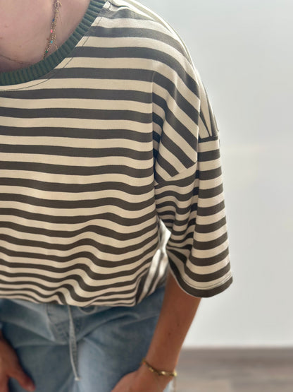 Oti T-shirt | Kaki