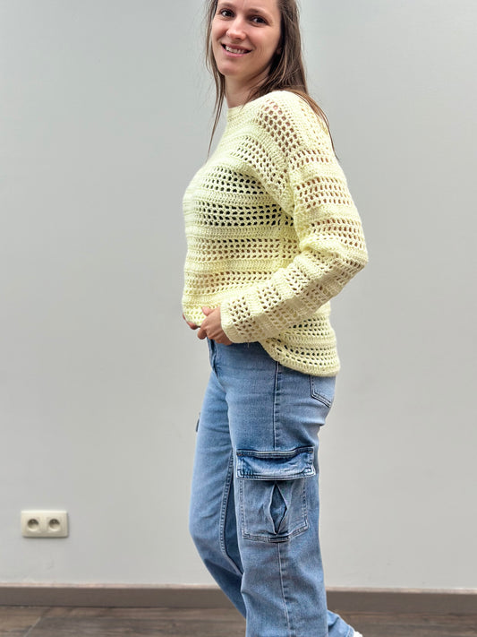 Handmade Sweater | Geel