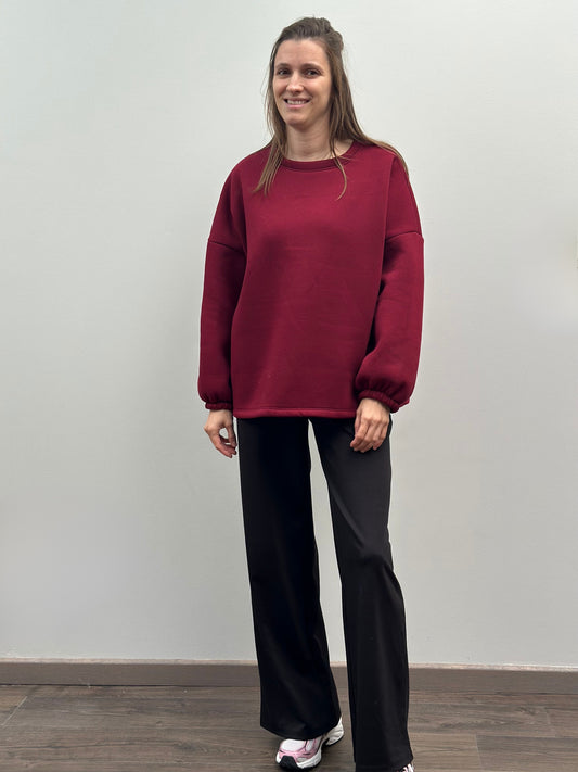 Salut Sweater | Bordeaux