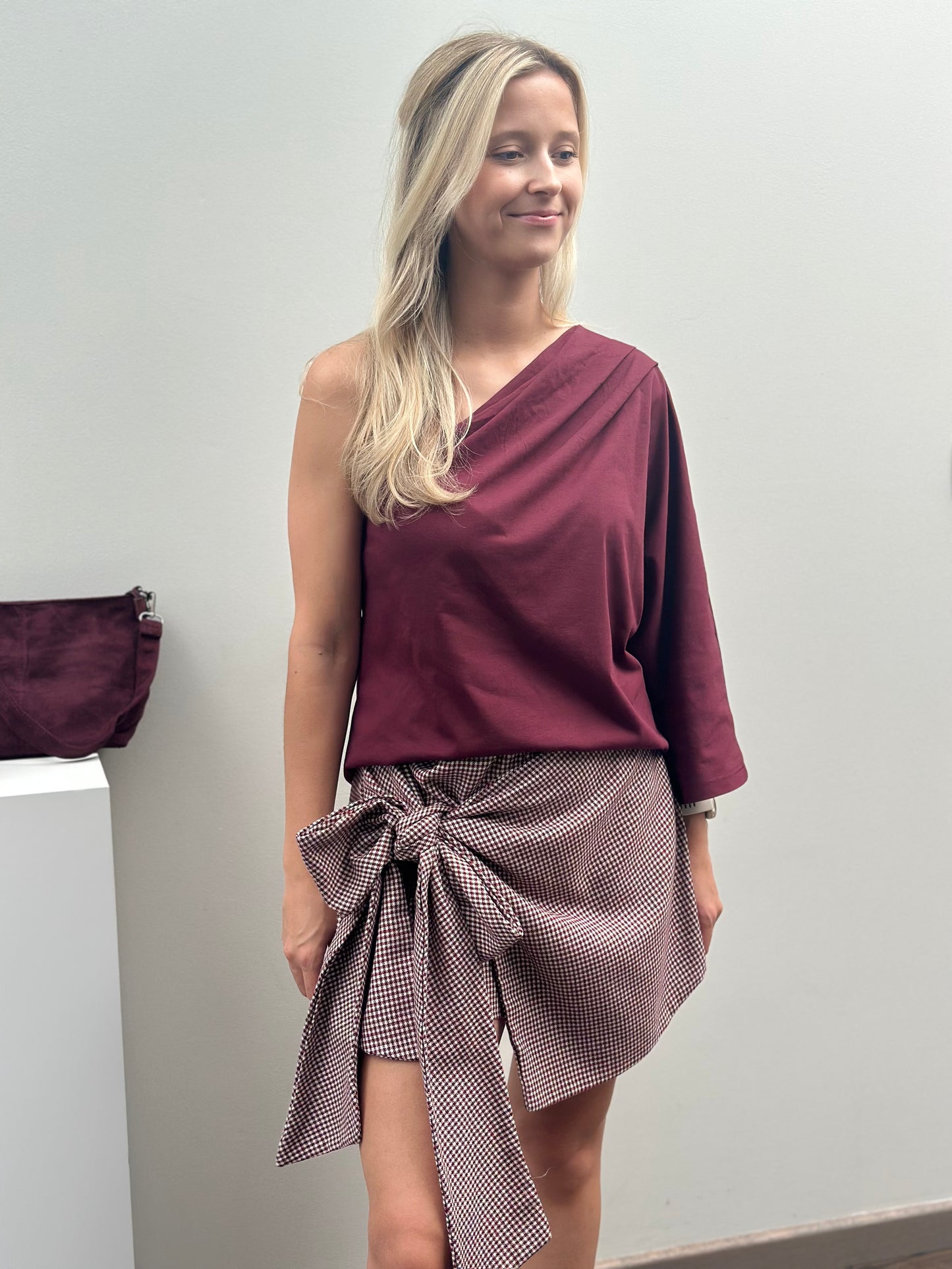 Suze T-shirt | Bordeaux