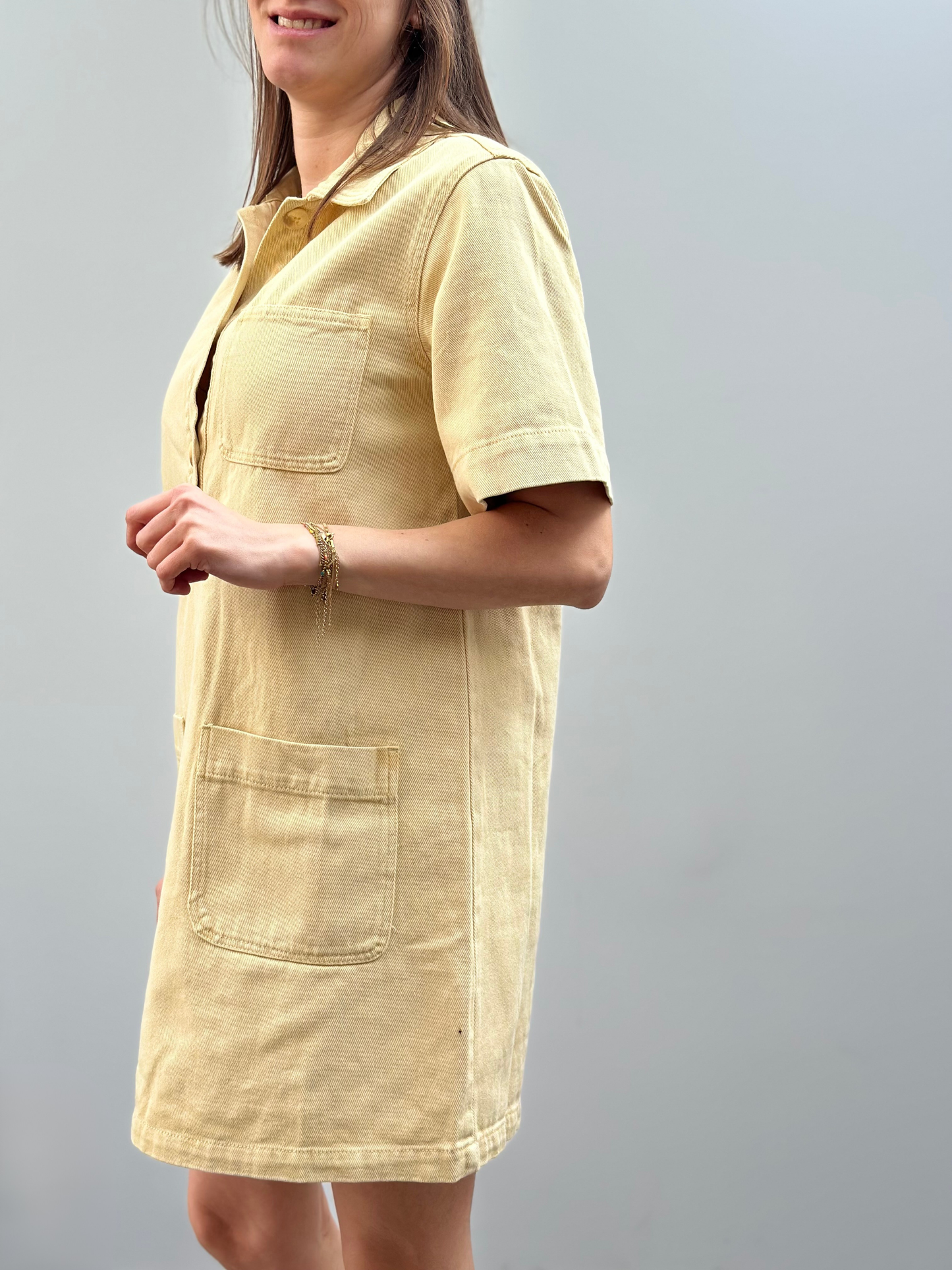 Alexia Dress | Lichtgeel