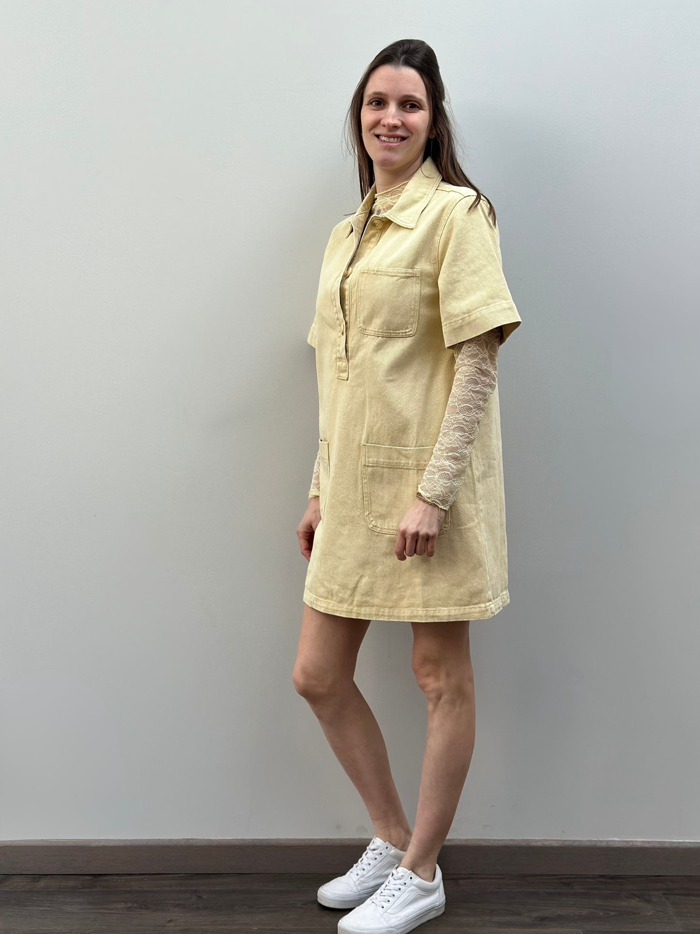 Alexia Dress | Lichtgeel