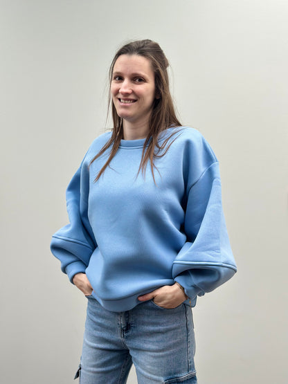 Feli Sweater | Jeansblauw