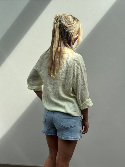 June Blouse | Geel