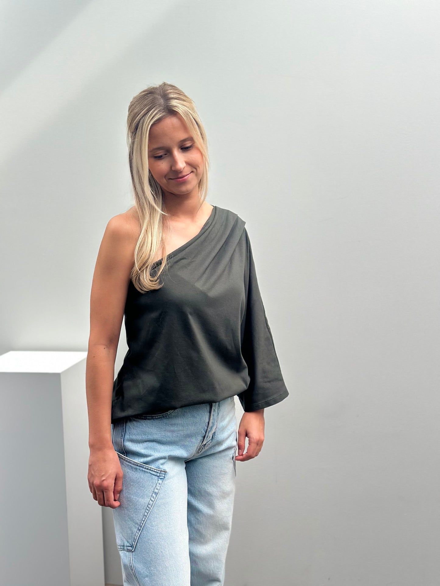 Suze T-shirt | Kaki