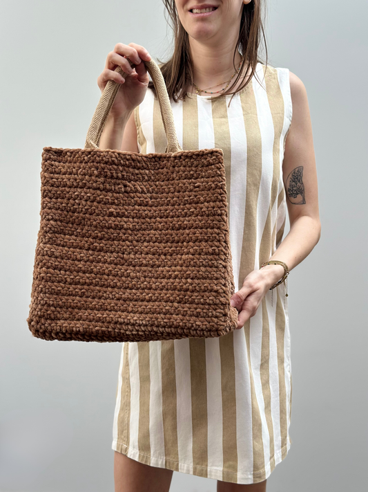 Shopping bag | Medium | Camel