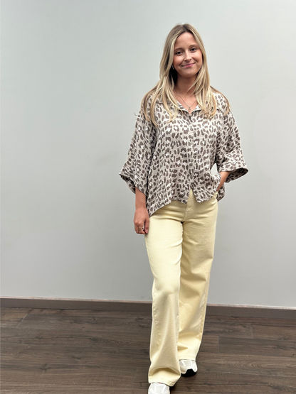 Leo blouse | Beige
