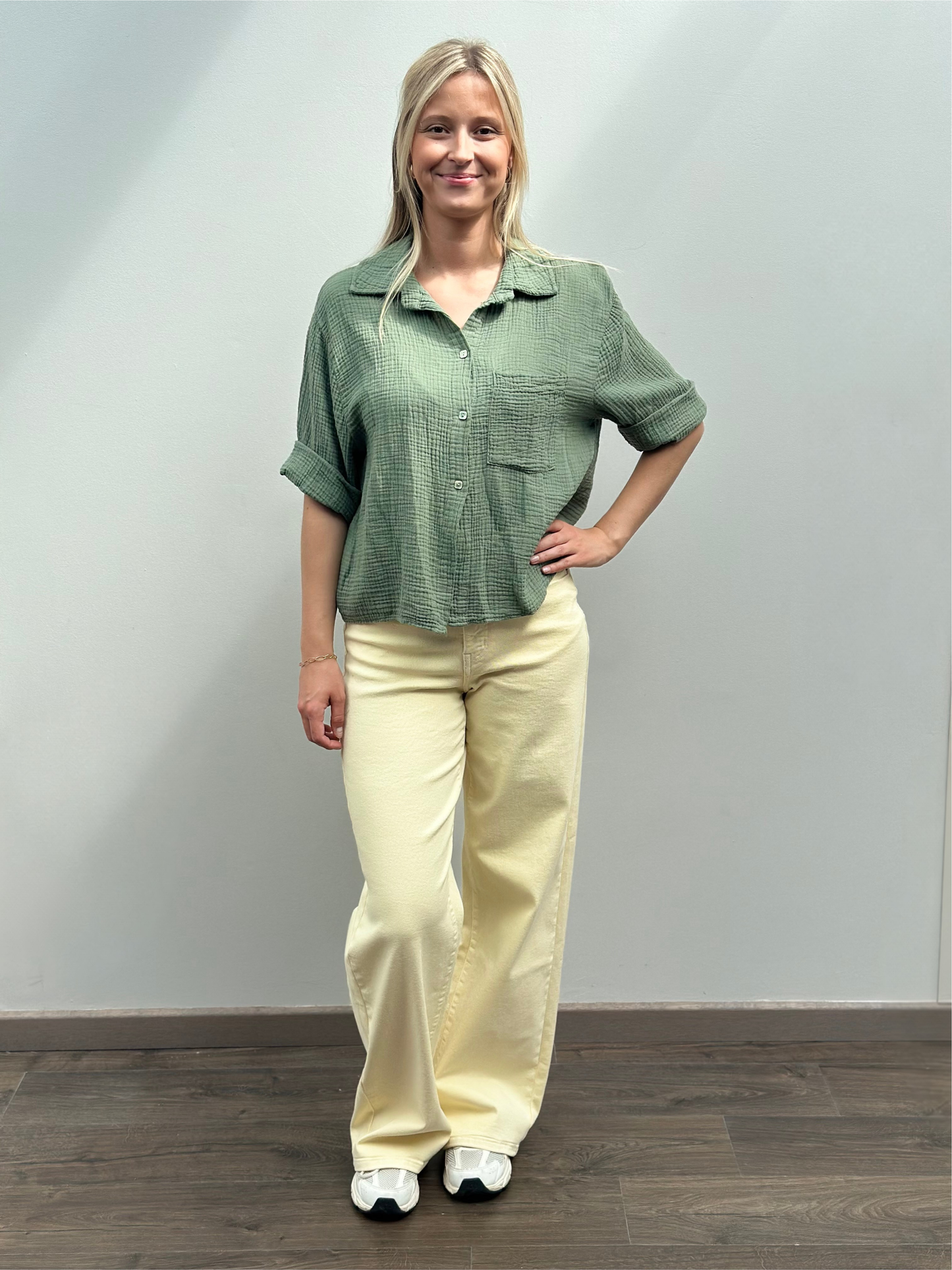 June Blouse | Kaki