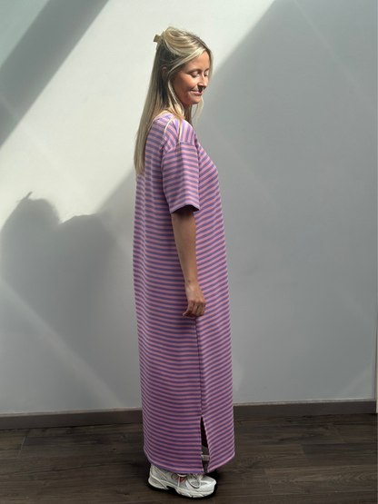 Edi dress | Paars - Roos